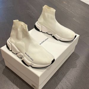 White Balenciaga runners size 37